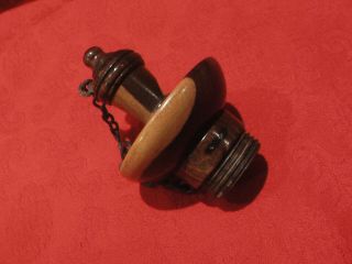 Victorian Treen Wooden Servants Speaking Tube And Whistle Rare Item