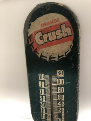 Orange Crush Thermometer Sign Circa 1950s 2