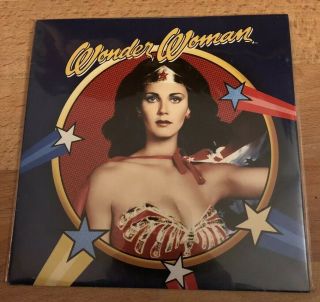 Lynda Carter Wonder Woman 7 " Picture Disc Tv Show Theme Vinyl Only 1000 Made