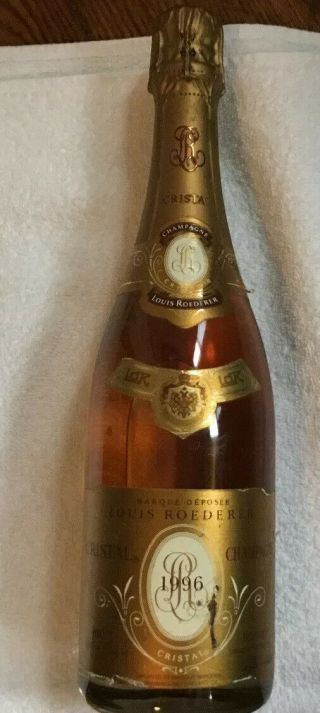 Louis Roederer Cristal Vintage 1996 Bottle Of Champagne