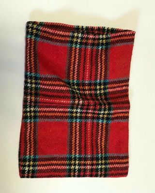 Vintage Red Plaid Coin Production Bag / A Take On A Classic Magic Trick