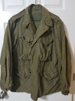 Ww2 Us Army M - 1943 Field Jacket Size 36r