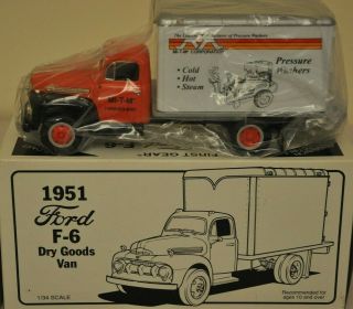 1992 First Gear Collectible Of The 1951 Ford F - 6 Dry Goods Van 1/34 Scale