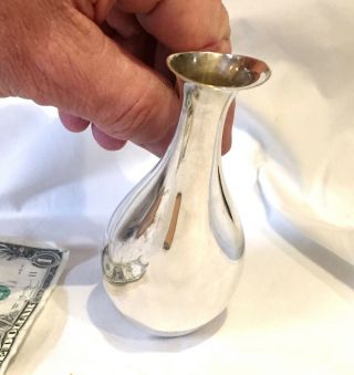 VTG Miniature Mid Century Modern Silverplate Pitcher by E.  Dragsted made Denmark 2