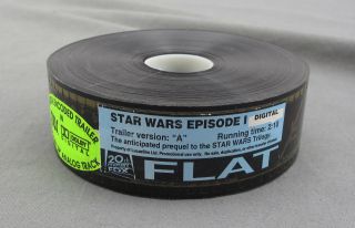Star Wars Episode 1 - The Phantom Menace - Trailer 35mm Film Version A Flat