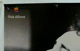 Apple Computer Poster Bob Dylan THINK DIFFERENT The Crazy Ones Ad Campaign 1998 2
