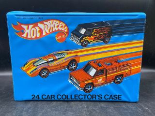 Vintage (1975) Mattel Hot Wheels 24 Car Collector 