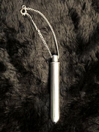 Art Deco Style Tiffany & Co.  Sterling Silver Pen Light Flashlight