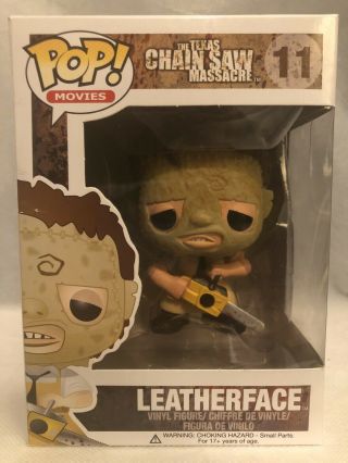 Funko Pop Leatherface The Texas Chainsaw Massacre 11 W/ Soft Protector