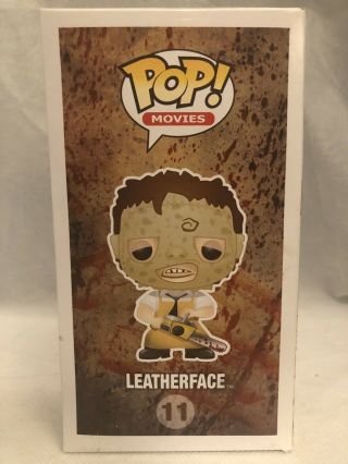 Funko Pop Leatherface The Texas Chainsaw Massacre 11 W/ Soft Protector 3