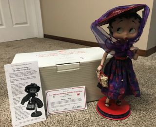 Danbury Betty Boop Over Fifty And Fabulous Red Hat Society Betty Figure