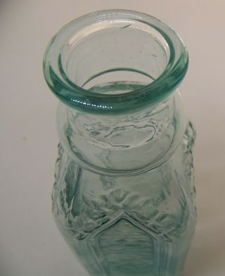 Cathedral Pickle bottle small size 7.  5 