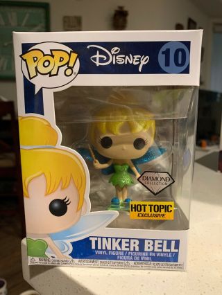 Funko Pop Disney Peter Pan: Tinker Bell 10 - Hot Topic Exclusive Diamond
