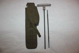 Us Military Issue Ww2 M1 Carbine Rifle Cleaning Kit 1944.  30 Caliber.  30cal R04
