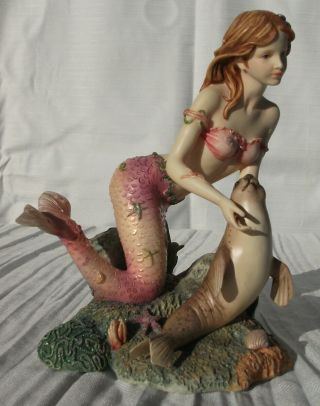 Syrens Of The Sea 2003 Taylor Mermaid Figurine Ss602 Handmade Munro Enterprises