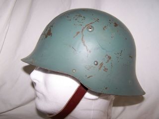 Bulgarian M36c Helmet.  Manufactured In Nazi Germany,  Huge Size 60.  Airforce?