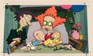 Signed Rugrats Movie Production Cel Cell Animation Art Nickelodeon 1998