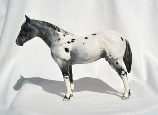 TR QH Splashy Leopard Appaloosa Quarter Horse Ceramic China Figurine 2
