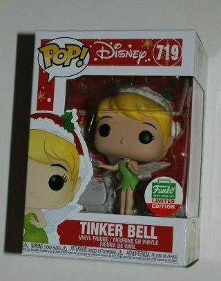 Funko Pop 2019 Christmas Cyber Monday Tinker Bell 719 Holiday Disney