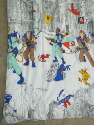 1986 Vintage GHOSTBUSTERS Twin Comforter Blanket Made USA 3