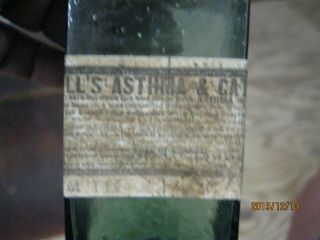 ABSOLUTELY CIRCA 1840 ' S PONTILED STODDARD ENGLAND REMEDY with LABEL 2
