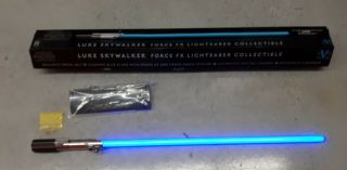 Star Wars Luke Skywalker 2007 Force Fx Blue Lightsaber Master Replicas