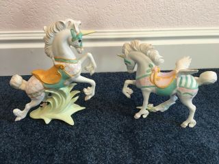 Porcelain Pegasus And Unicorn Set