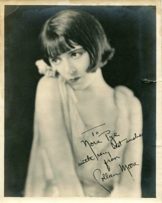 Colleen Moore Vintage Autographed Portrait