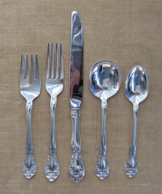 Chateau Rose By Alvin Sterling Silver - 5 Piece Place Setting
