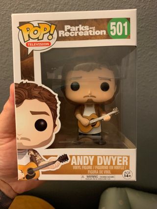 Andy Dwyer Funko Pop 501 Parks And Recreation,  Rare Vaulted,