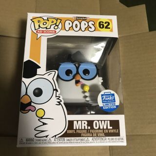 Funko Pop Up Shop Exclusive Mr.  Owl - Tootsie Roll As Icon.  W/free Protector