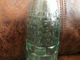 RARE VINTAGE PEPSI COLA BOTTLE LYNCHBURG VA CHECKERBOARD C 1920 GLASS 2