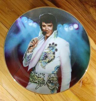 Elvis Presley Decorative Plate Bradford Exchange Plate No.  18893a