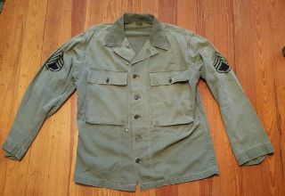 Ww2 Military Us Army 13 Star Button Hbt Shirt Jacket Coat