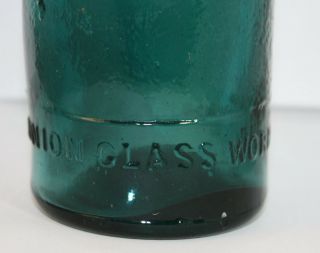 GREEN IRON PONTIL UNION GLASS 2