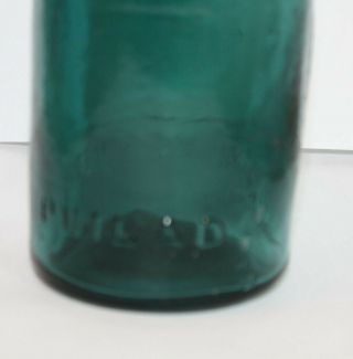 GREEN IRON PONTIL UNION GLASS 3