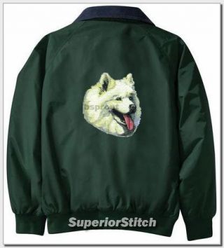 Samoyed Embroidered Challenger Jacket Any Color B