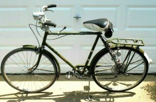 Vintage 1970 Raleigh Heron Sprite 5 Speed Bicycle With Hurst Shift All