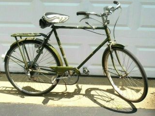 Vintage 1970 Raleigh HERON Sprite 5 speed Bicycle with HURST shift all 2