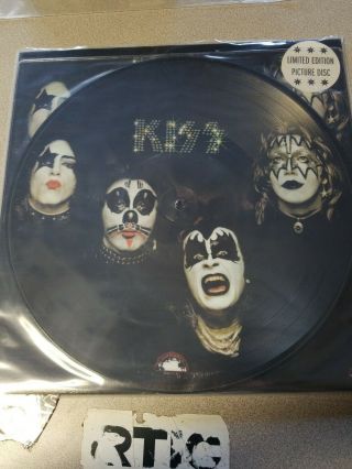 Kiss,  Self - Titled,  180 Gram Picture Disc Vinyl,  Lp,  Limited Edition