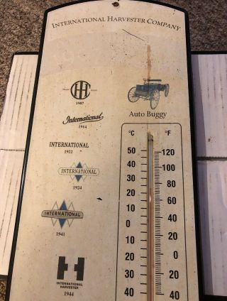2007 International Harvester Through The Years Large Metal Thermometer 2