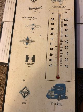 2007 International Harvester Through The Years Large Metal Thermometer 3