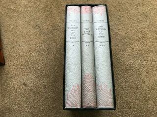 Three Volume Silver Anniversary Edition Of Lord Of The Rings