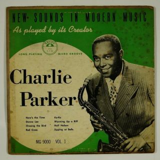Charlie Parker " Sounds In Modern Music Vol.  1 " Jazz 10 " Lp Savoy Mg 9000