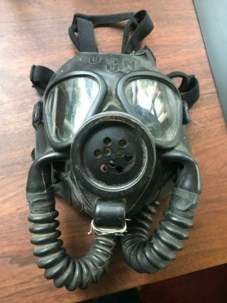 Ww2 U.  S.  Navy Mark Iv Gas Mask 1944 From Mine Safety Appliances Company