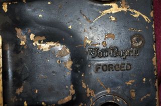Vintage VON DUPRIN FORGED MORTISE Door Lock LH,  RB Self Release 2
