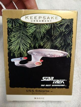Hallmark Keepsake Ornament Star Trek Next Generation,  U.  S.  S.  Enterprise
