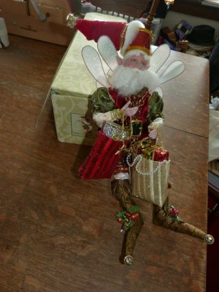 Mark Roberts Christmas Shopping Fairy Med.  Limited Edition 124 Of 750