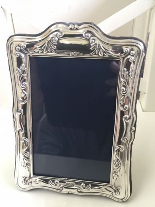 Solid Silver Photo Frame By Carr 