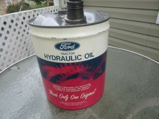 Vintage 1967 Ford Tractor 5 Gallon Hydraulic Oil Can